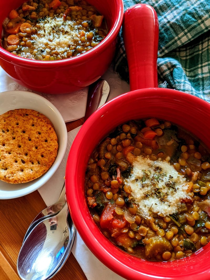 Veggie Packed Lentil Soup